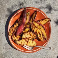 Charred Sweet Potatoes with Honey and Olive Oil image