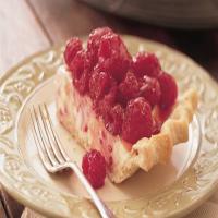 White Chocolate Mousse Raspberry Pie image