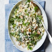 Creamy Herbed Chicken and Arugula Pasta Salad with Asiago image
