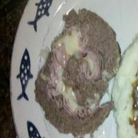 Ma's ham and swiss cheese meatloaf image