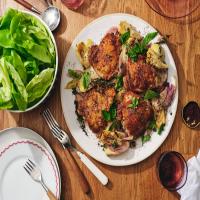 Wine-Braised Chicken With Artichoke Hearts image
