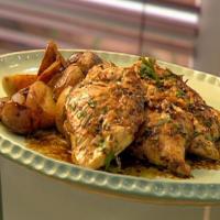 Herb-Marinated Grilled Chicken Paillards with Pan Sauce image
