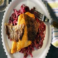 Crispy Skin Arctic Char with Butter-Braised Cabbage image
