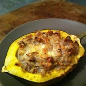 Delicata Squash with Nut Stuffing image