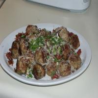 Italian Chicken Meatballs image
