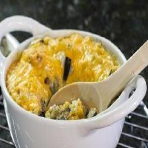 Eggplant Casserole with Cheese and Bread_image