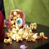 Microwave Caramel and Peanut Popcorn image
