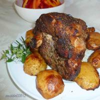 Greek Roast Leg of Lamb with Potatoes image