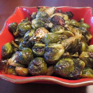 Roasted Brussels Sprouts with Agave and Spicy Mustard_image