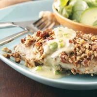 Pecan Chicken with Blue Cheese Sauce image