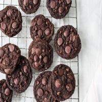 Chewy Vegan Chocolate Chocolate Chip Cookies image