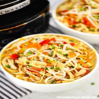 Slow Cooker Asian Chicken Noodle Soup_image