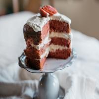 Strawberry-Orange Layer Cake_image