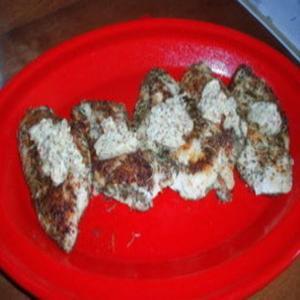 Herb Crusted Chicken with Mustard Butter_image
