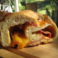 Hot Pastrami Baked Sandwiches image