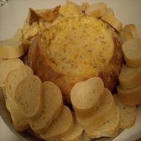Awesome Cheese Dip in Bread Bowl_image