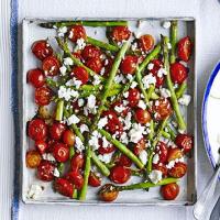 Roasted balsamic asparagus & cherry tomatoes image