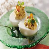 Hot Chile Deviled Eggs image