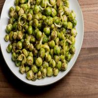 Brussels Sprouts With Miso-Lemon Sauce_image