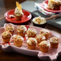 Bacon Caramel Scuffins with Caramel Clotted Cream image