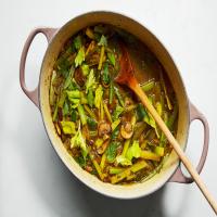 Persian Celery Stew With Mushrooms (Khoresh-e Karafs) image