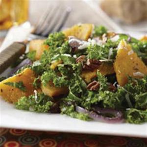 Autumn Butternut and Kale Salad with Maple Vinaigrette_image