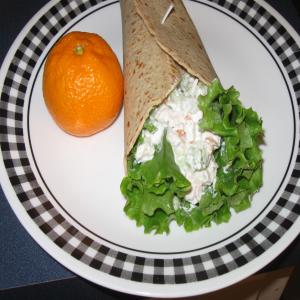 Chicken Salad Wrap With Greek Yogurt image