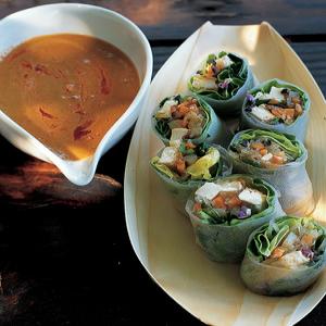 Summer Rolls with Peanut Dipping Sauce image
