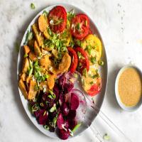 Beet and Tomato Salad With Scallions and Dill image