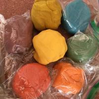 Colorful and Edible Play Dough image