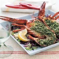 Roasted Lobster with Basil-Mint Pesto_image