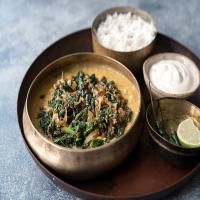 Sri Lankan Dal With Coconut and Lime Kale image