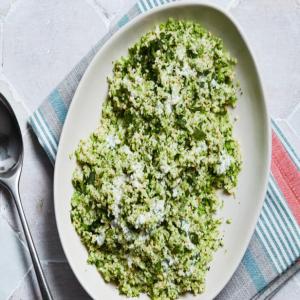 Toasted Couscous Broccoli Slaw with Buttermilk Dressing image