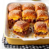Bacon Cheeseburger Slider Bake image