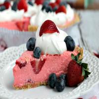 Strawberry Cream Cheese JELL-O Pie image