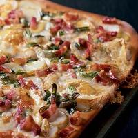 Potato & taleggio pizza image
