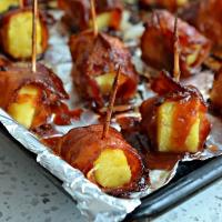Bacon Wrapped Pineapple image