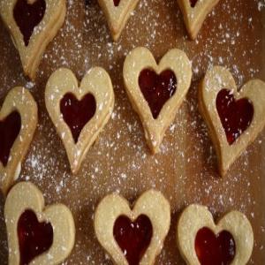 Strawberry Heart Butter Cookies_image