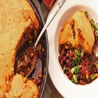Quick and Easy Vegetarian Tamale Pie With Brown Butter Cornbread Crust Recipe_image