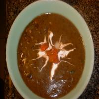 Spanish Black Bean Soup - Vegan image