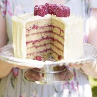 Raspberry spice cake image