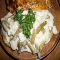 Creamy Green Beans and Potatoes_image