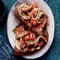 Crunchy Tomato, Pepper and Anchovy Toasts image
