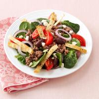 Hearty Pita Spinach Salad_image