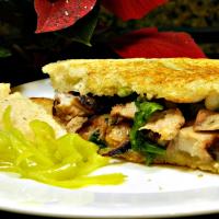 Herbed Grilled Cheese and Pork Sandwiches image