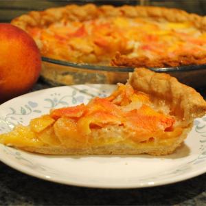 Peach Custard Pie I_image