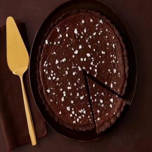 Dark Chocolate-Caramel Tart_image