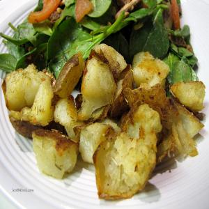 Twice-Roasted Potatoes With Onion, Herbs and Chilli image