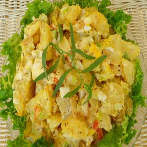 Yukon Gold Garden Potato Salad With Apples and Herbs_image