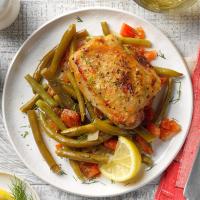 Greek Chicken with Green Beans_image